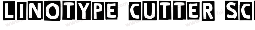 Linotype Cutter Schere字体转换
